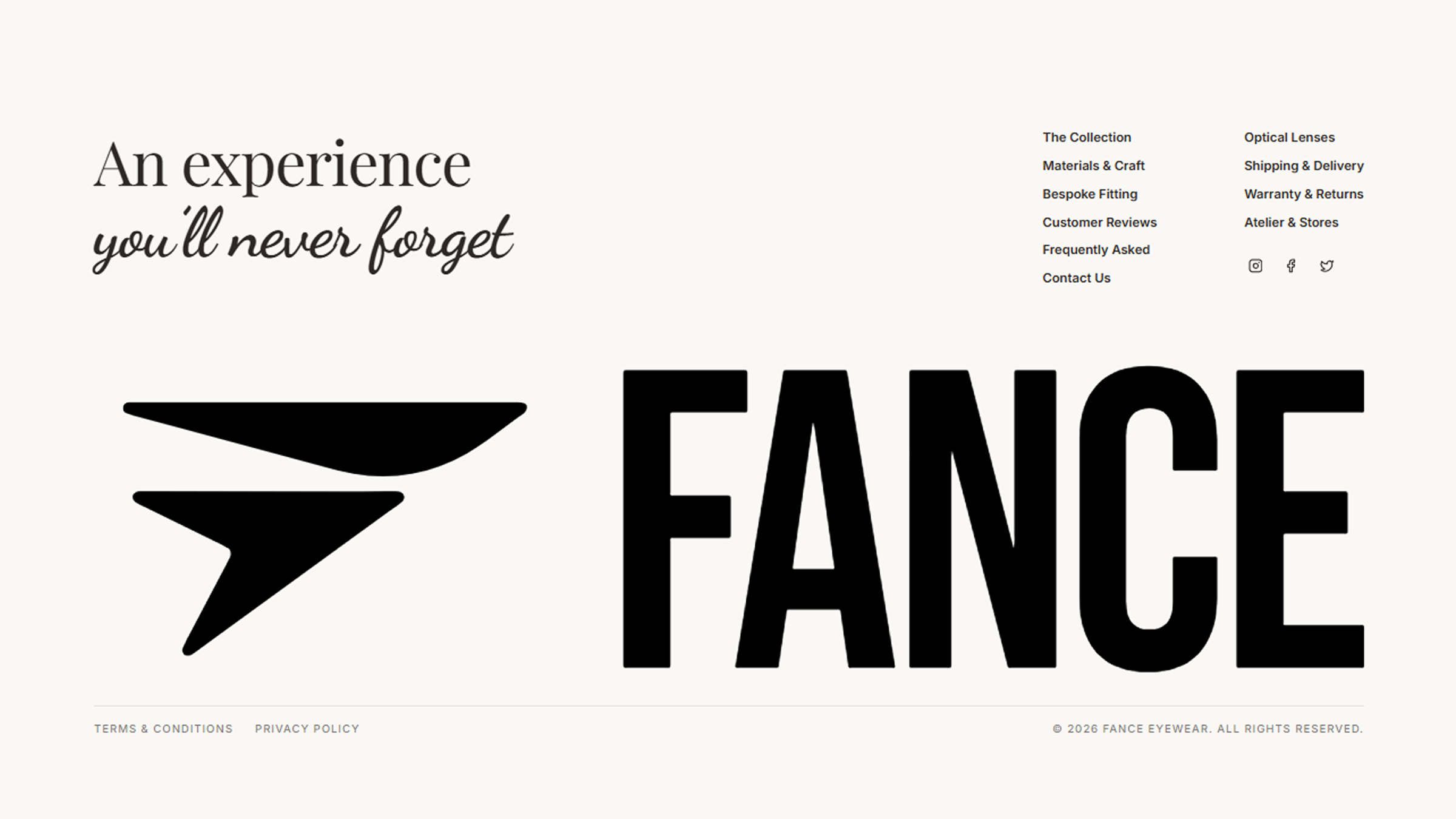 Footer - Fance
