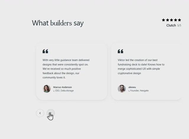 Feedback Slider