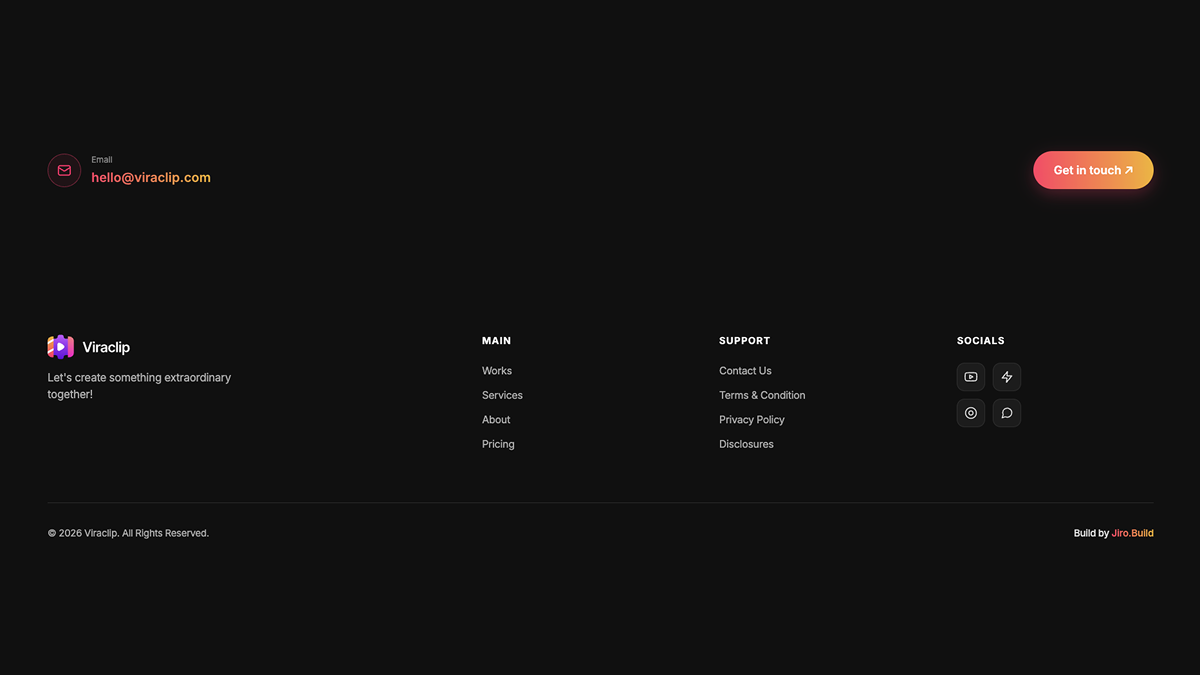 Footer - Viraclip