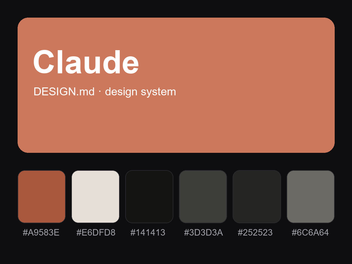 Claude Style Design System (DESIGN.md)