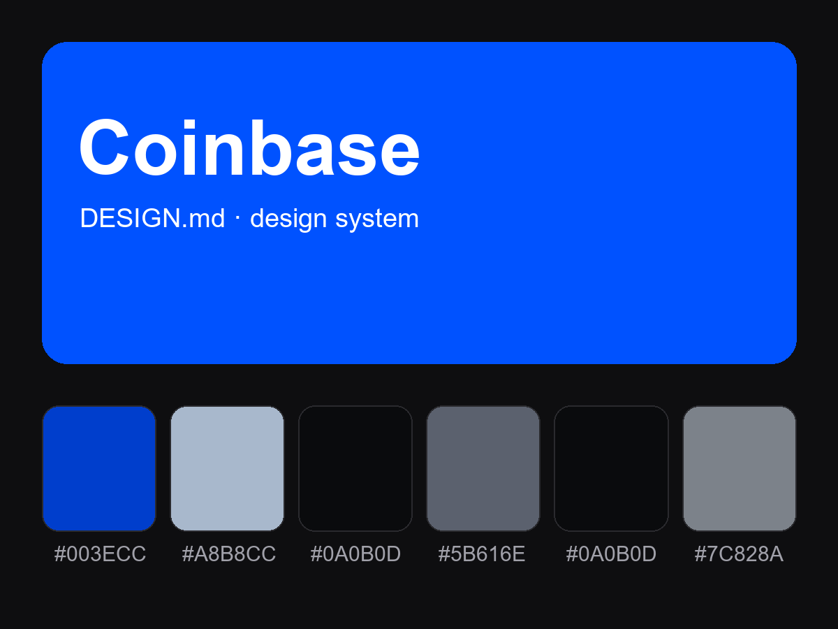 Coinbase Style Design System (DESIGN.md)