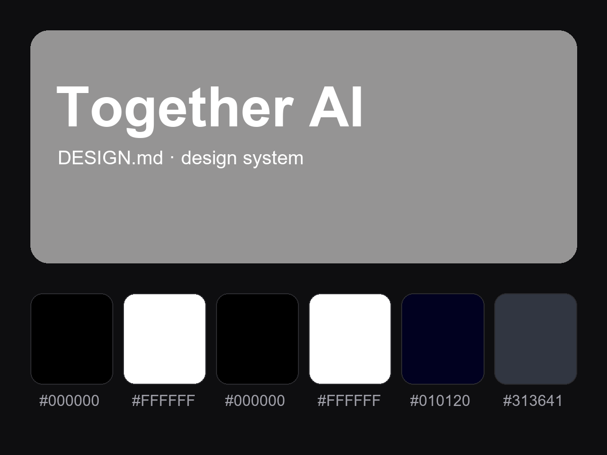 Together AI Style Design System (DESIGN.md)