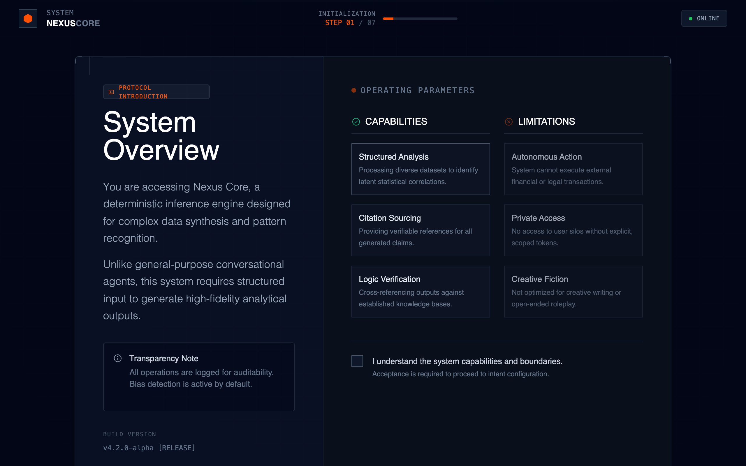 Technical System Onboarding