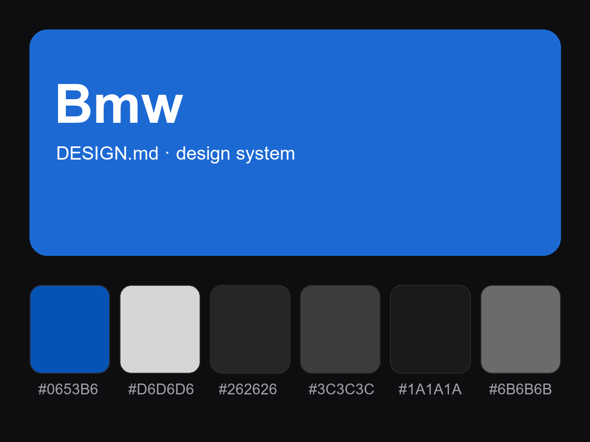 Bmw Style Design System (DESIGN.md)