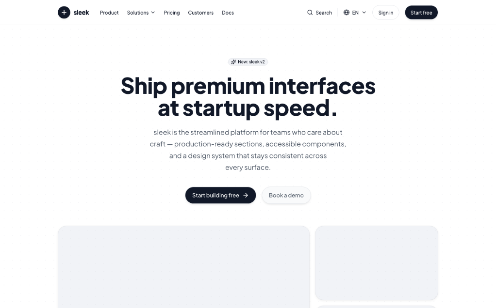 Sleek Style Design Skill (DESIGN.md + SKILL.md)