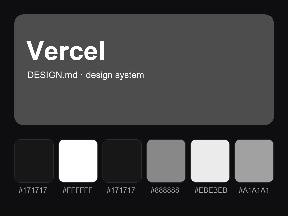 Vercel Style Design System (DESIGN.md)
