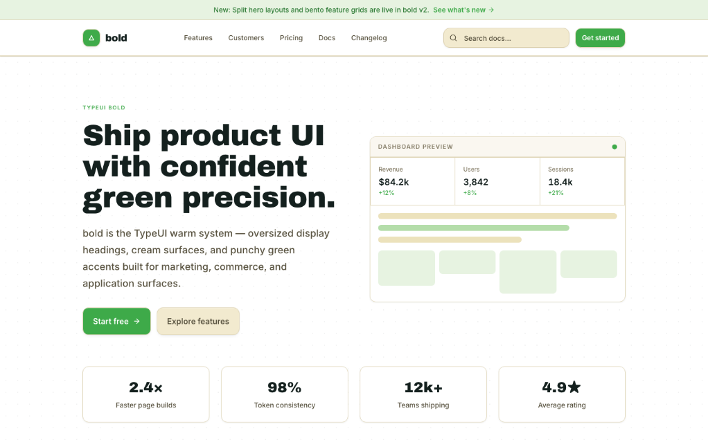 Bold Style Design Skill (DESIGN.md + SKILL.md)