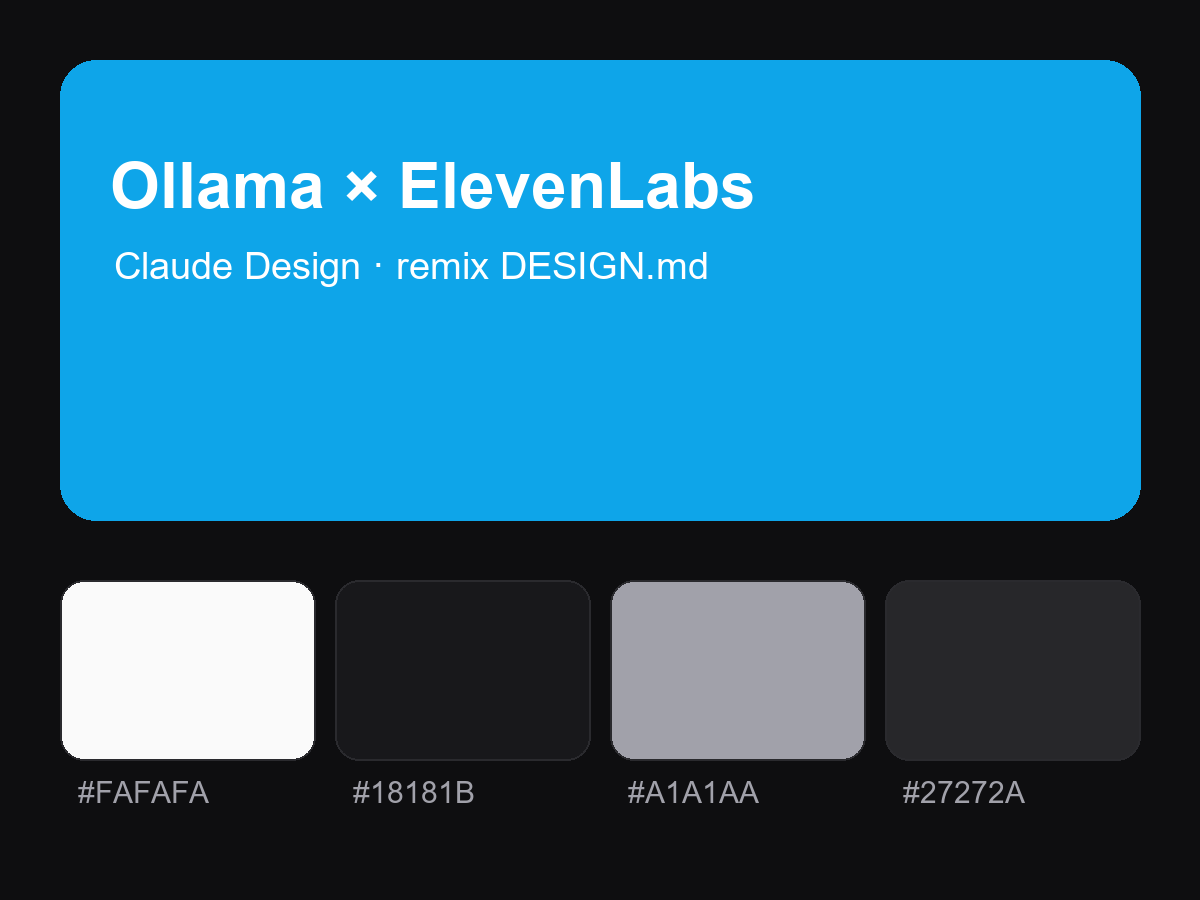Ollama × ElevenLabs — CLI Tool With A Cinematic Hero