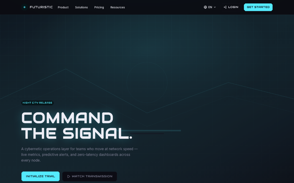 Futuristic Style Design Skill (DESIGN.md + SKILL.md)