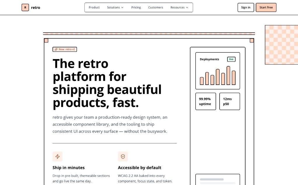 Retro Style Design Skill (DESIGN.md + SKILL.md)