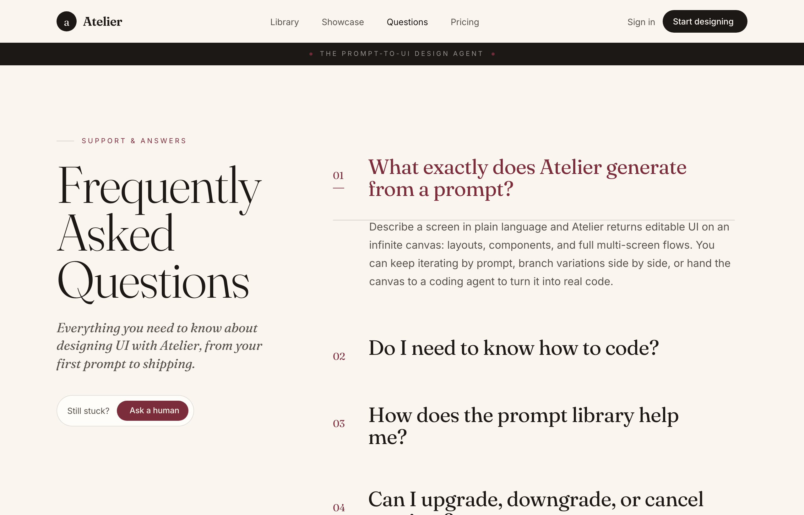 Questions, Set in Serif — An Editorial FAQ