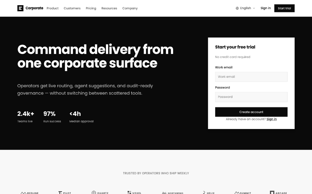 Corporate Style Design Skill (DESIGN.md + SKILL.md)