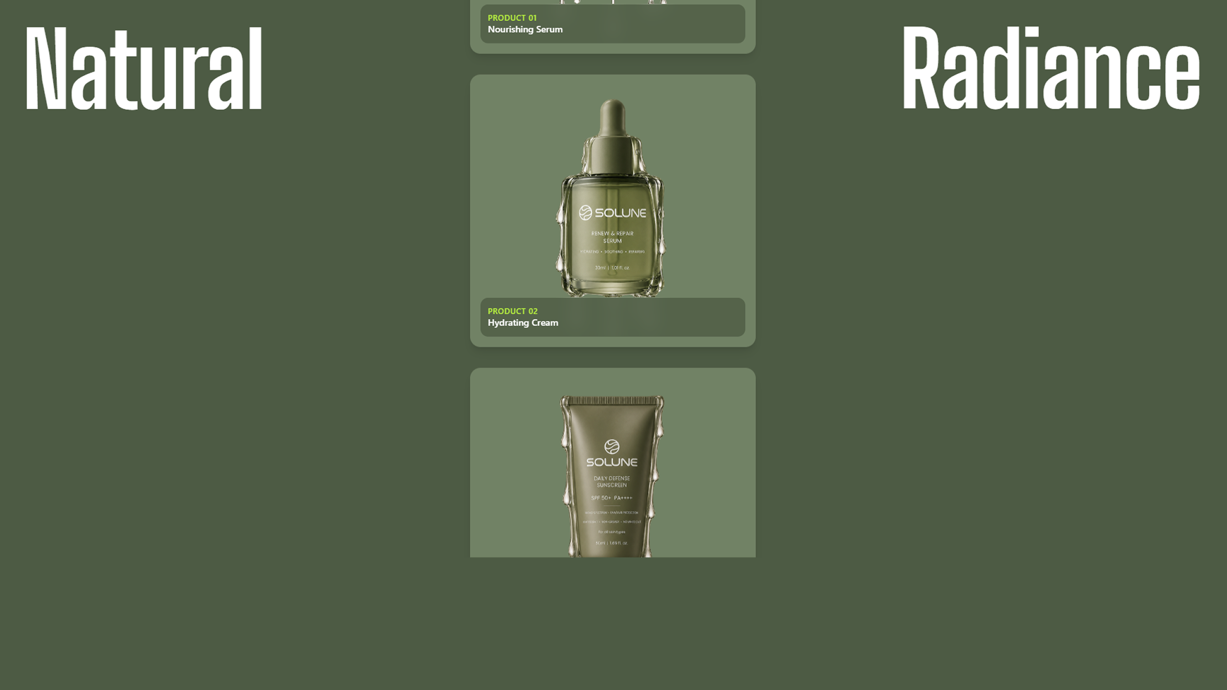 Products List - Natural