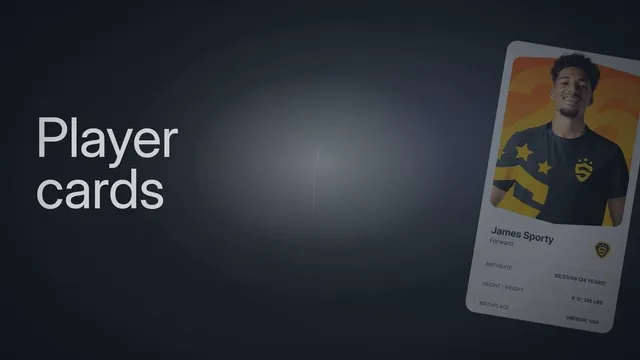 Sports Component Library Launch Video