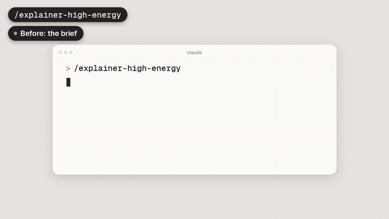 Bart Motion · High-Energy Product Teaser Skill