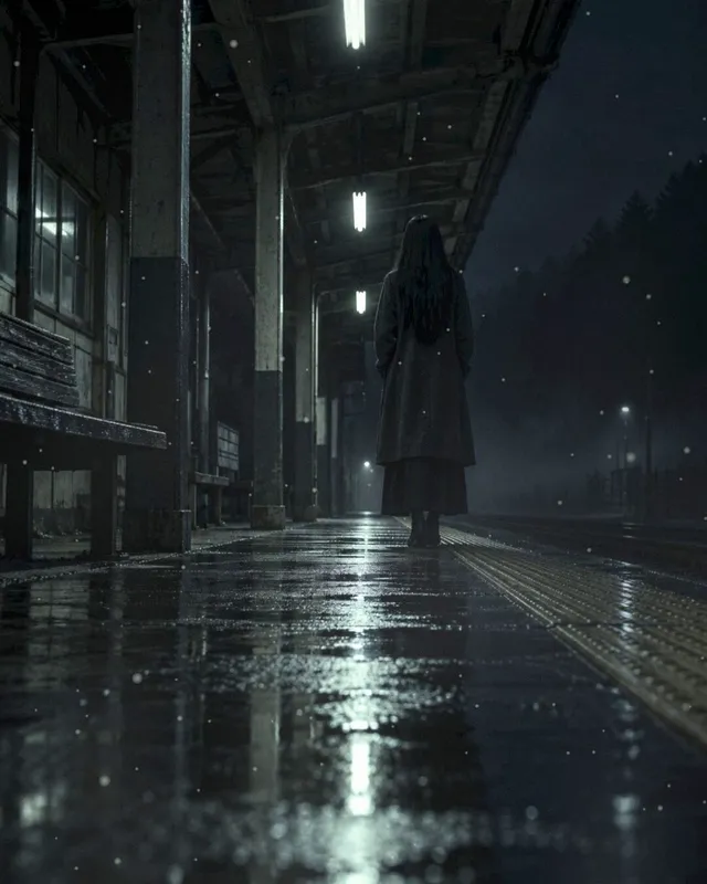 Late-Night Train Platform Short Horror