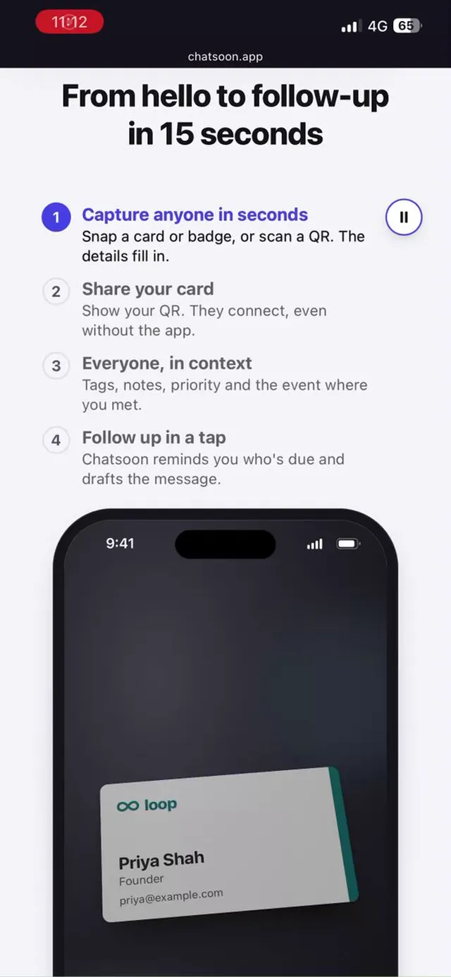 ChatSoon App Explainer Animation