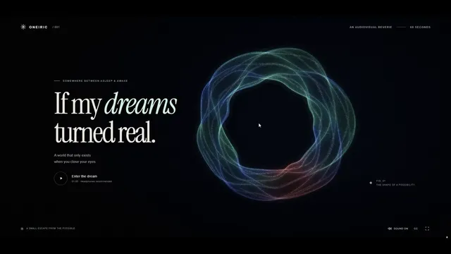 Visual Poem: When My Dreams Come True
