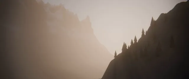 Blender Mountain Road Chase Previs
