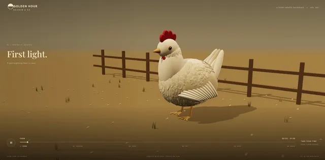 Procedural Fried Chicken Making Animation